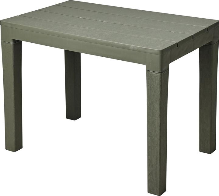 H & S Collection Garten- und Balkon-Beistelltisch, grün, 60 x 45 x 39 cm (60 cm)