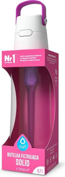 Produktbild Dafi SOLID 0 7 l Flasche mit Filterpatrone (rosa) (0.70 l)