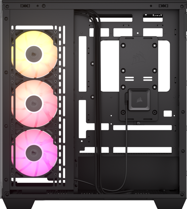 Actual product image Corsair Case iCUE 3500X RGB Midi TG black BTF+ZERO (Mini-ITX, mATX, E-ATX, ATX)