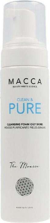 Produktbild Macca Cosmetics CLEAN & PURE cleansing foam oily skins 200 ml (Reinigungsschaum, 200 ml)