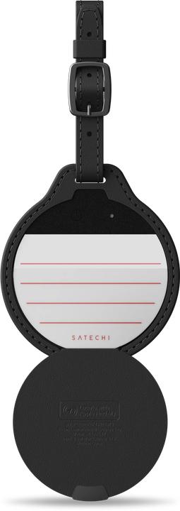 Produktbild Satechi Vegan-Leather FindAll Luggage Tag Black (Apple, iOS, Mac OS)