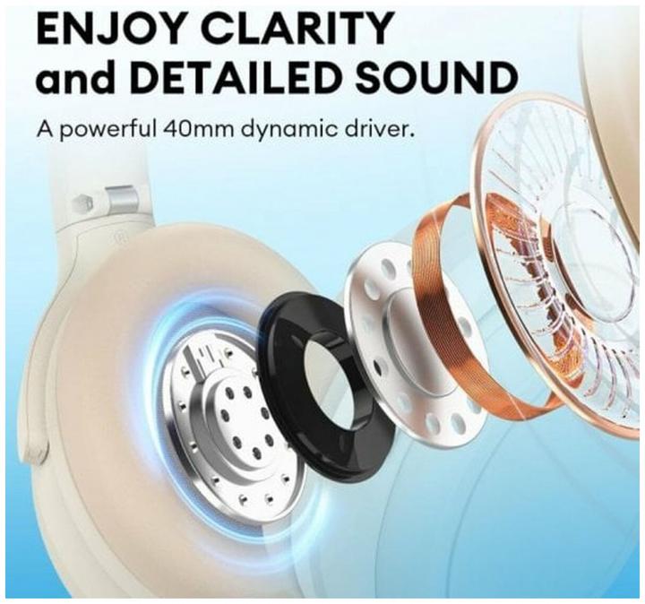 Actual product image Edifier Słuchawki WH700NB beżowe (ANC, 68 h, Wireless)