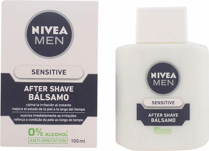 Actual product image NIVEA MEN MEN SENSITIVE after shave balm 0% alcohol 100 ml (Aftershave balm, 100 ml)