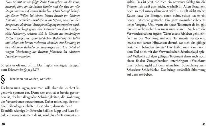 Immagine prodotto Am achten Tag schuf Gott den Rechtsanwalt - Der SPIEGEL-Bestseller. Seltsamste Gesetze und (Tedesco, Werner Koczwara, 2023)