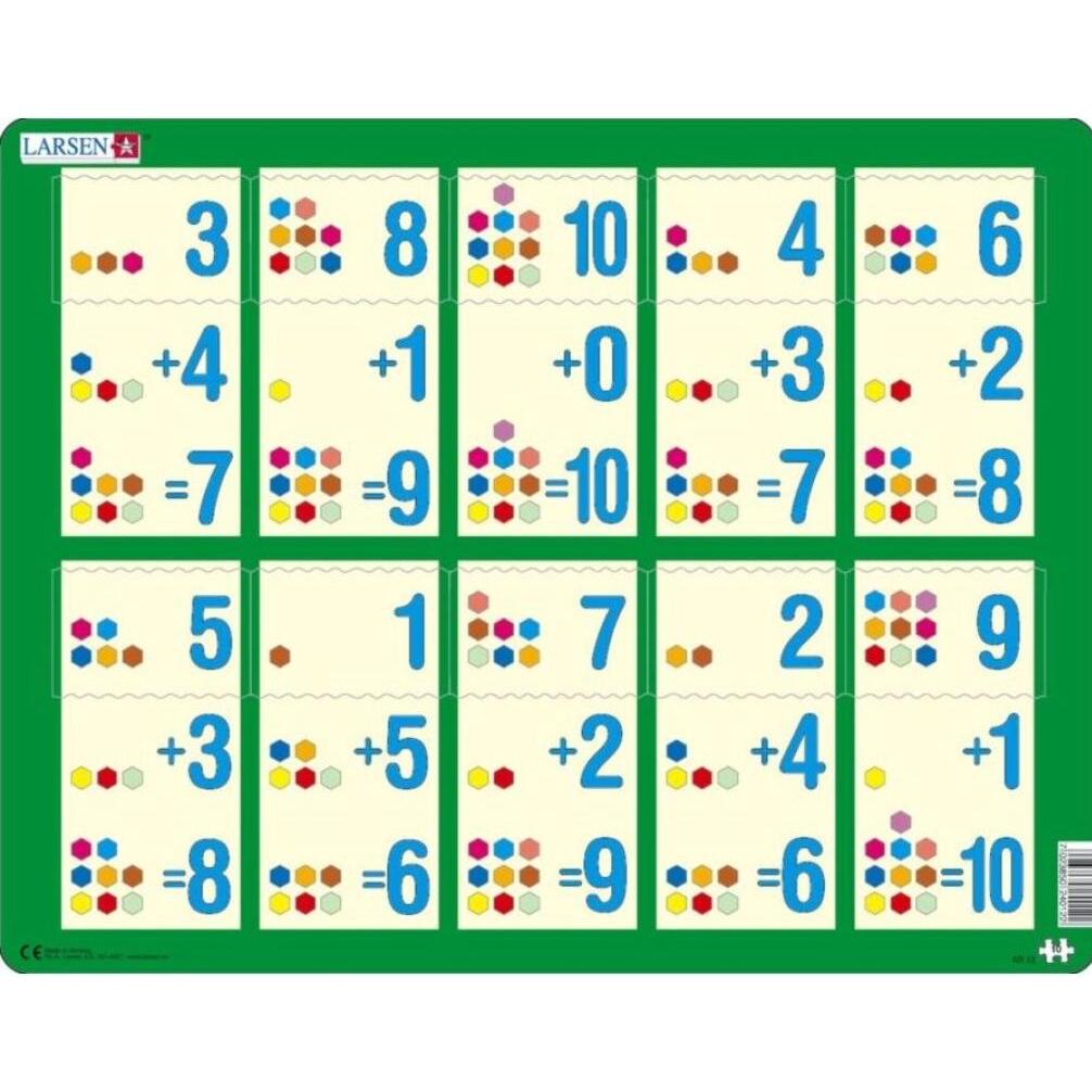 Larsen Puzzle Addieren bis zehn II 10 Teile
