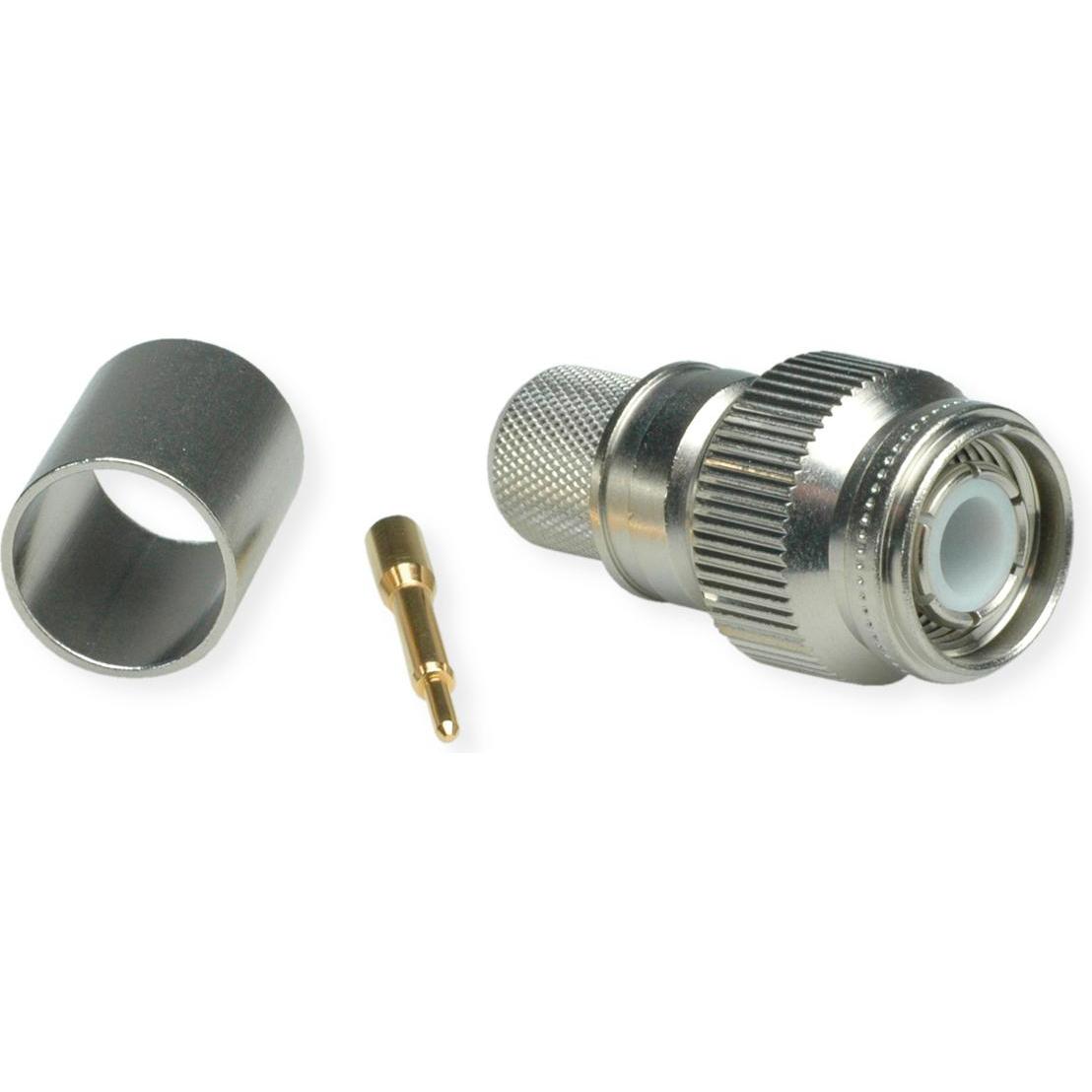Telegärtner Connettore cavo TNC a crimpare 50 Ohm, crimp/crimp, professionale, A3312, RG-213/U (Cavi antenna), Cavo antenna