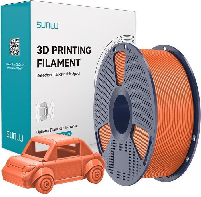 Actual product image Sunlu PETG-Filament (Sunny Orange) (PETG, 1.75 mm, 1000 g)
