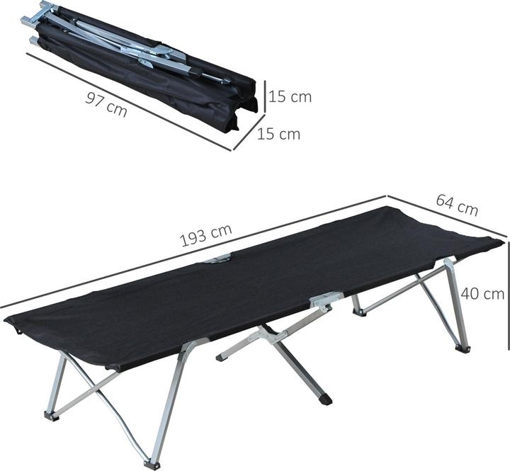 Produktbild Outsunny Feldbett mit Tasche