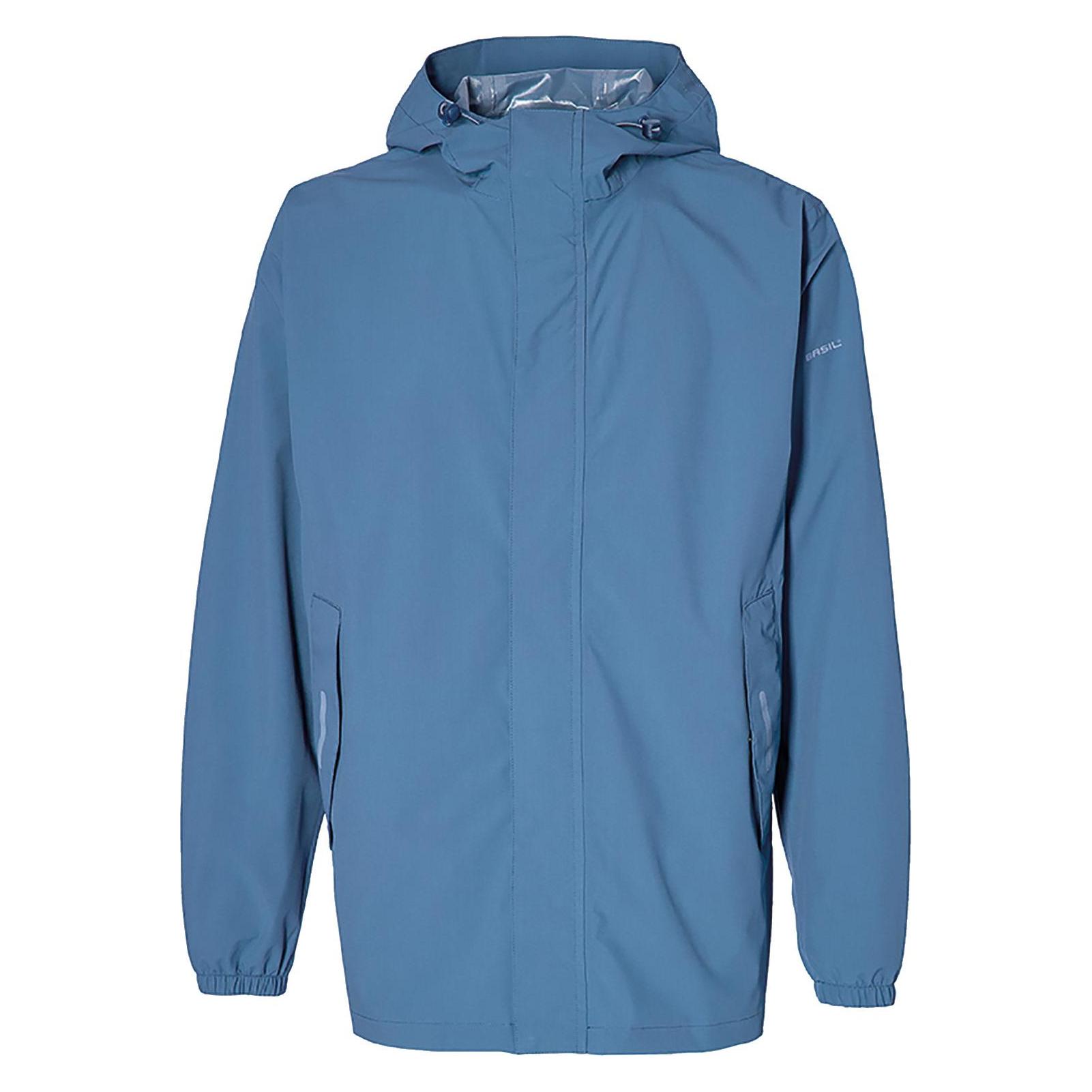 Basil, Unisex, Velojacke, Hoga Regenjacke Unisex (M), Blau, M