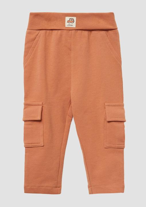 S.Oliver Leggins Leichte Sweathose mit Umschlag und Cargotaschen (62)