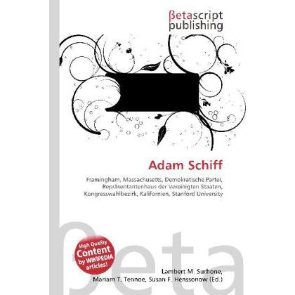 Thumbnail - Adam Schiff, Fachbücher von Miriam T. Timpledon, Lambert M. Surhone, Susan F. Marseken