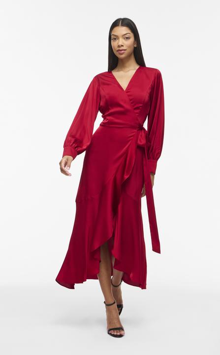 Image du produit Vila VITWINKLE Maxi Kleid mit V-Ausschnitt (36)