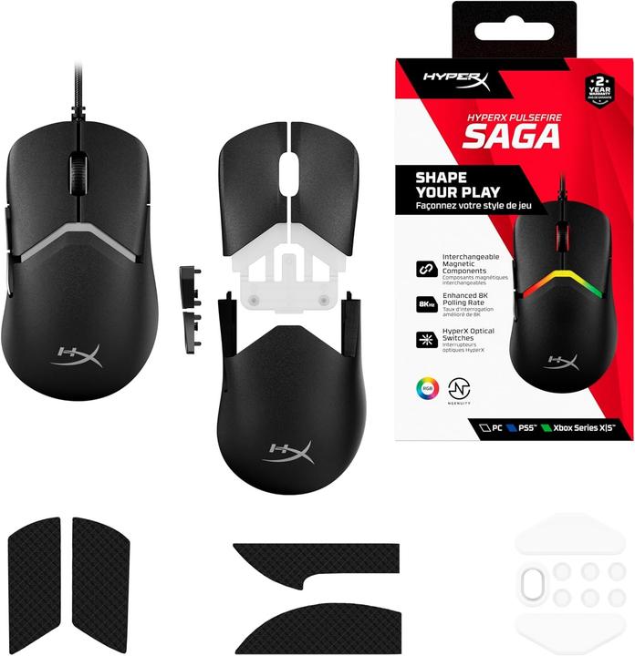 Image du produit HyperX Pulsefire Saga (Filaire)