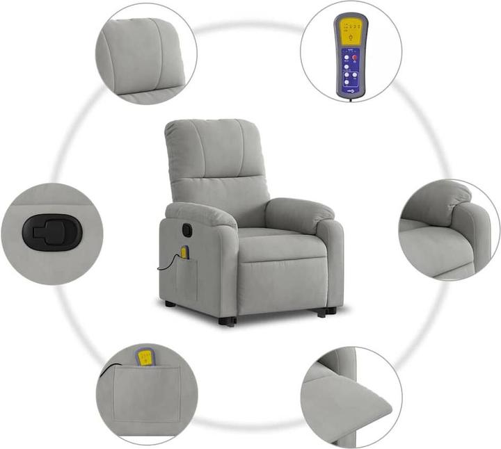 Image du produit vidaXL Massagesessel mit Aufstehhilfe