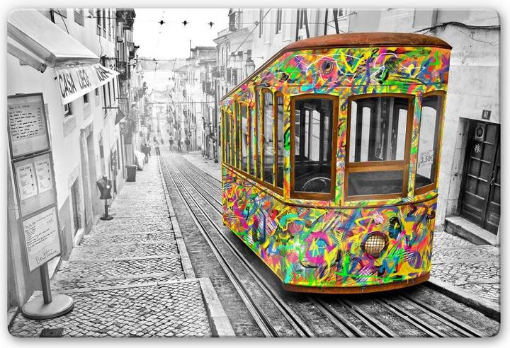 Actual product image Trenddeko Ben Heine - Tram in Lisbon (60 x 40 cm)