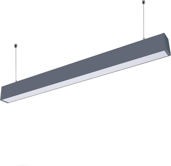 Produktbild V-TAC VT760S LED Lineare Oben Unten Lichtleiste SAMSUNG Chip 60W Aufhängung Silber Gehäuse 4000 (6000 lm)