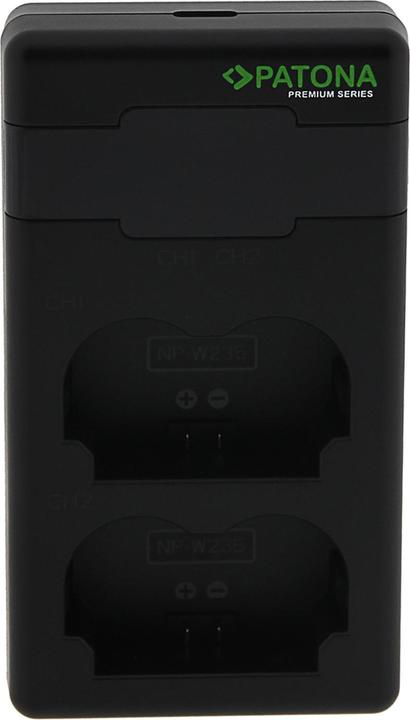 Actual product image Patona Premium Twin Charger. Fuji NP-W235 (Camera battery charger)