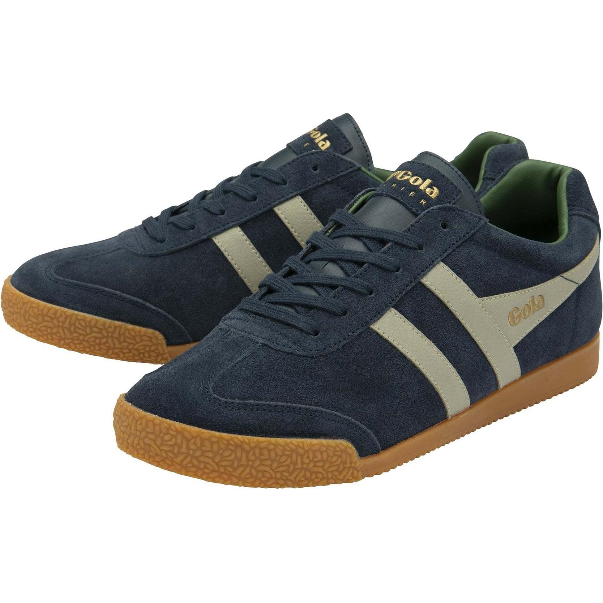 Gola, Herren, Sneaker, Harrier Suede - 62165, Blau, (41)