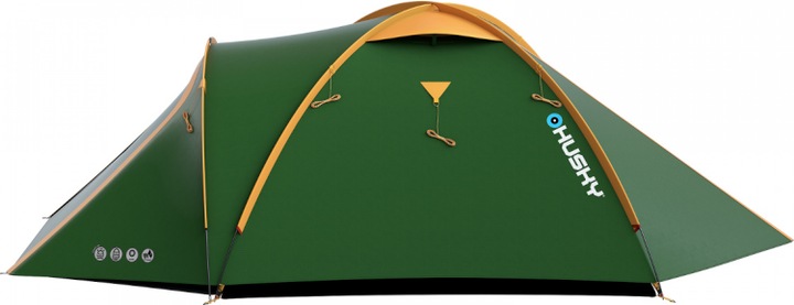 Actual product image Husky Bizon 3 Classic Classic Tent - Groen - 3 Persoons (Tunnel tent, 5.24 kg, 3 persons)