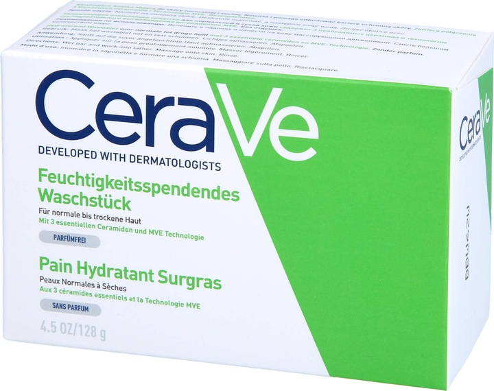 Produktbild CeraVe Feuchtigkeitsspendendes Waschstück (Reinigungstücher, 128 ml)