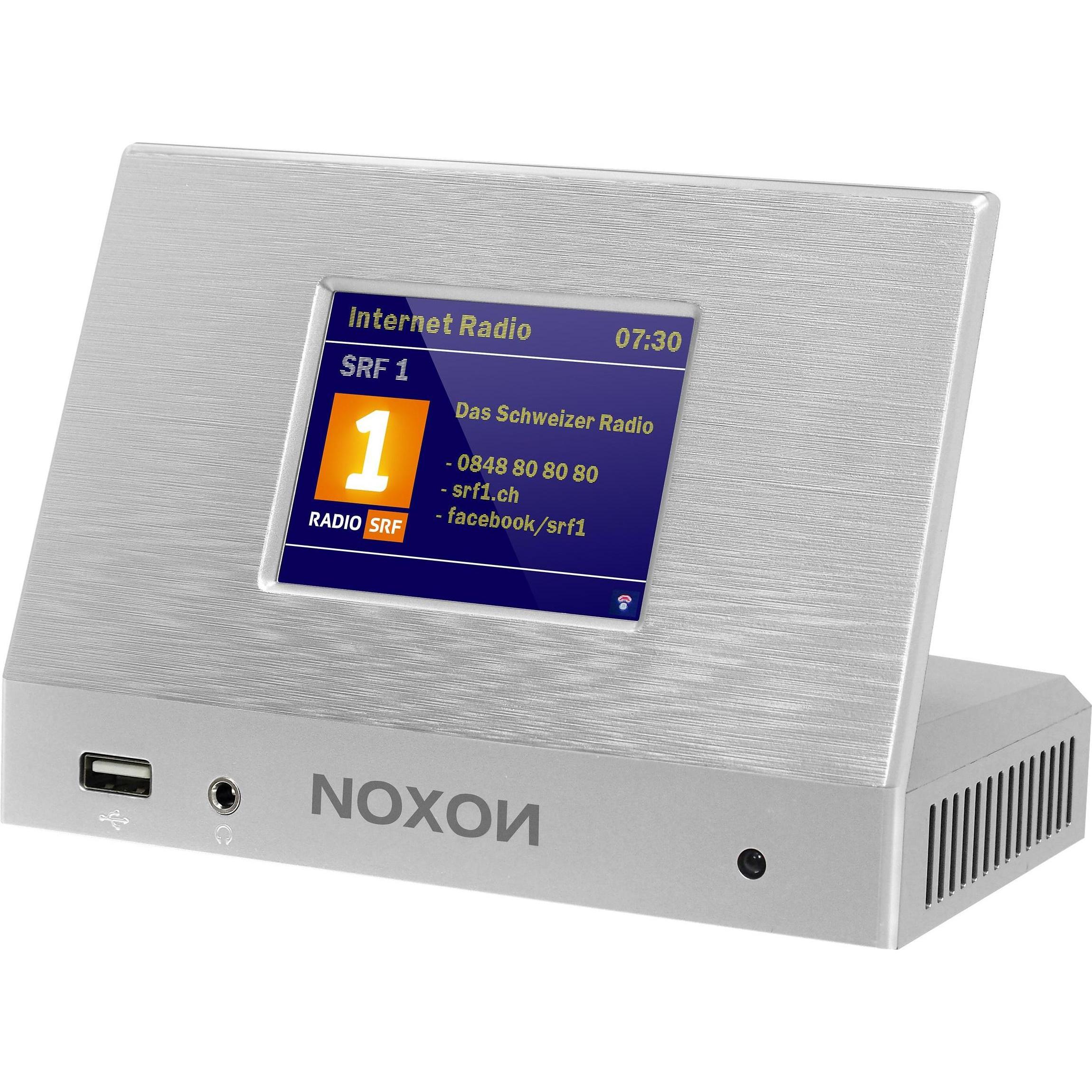 Noxon A120+ (Radio Tuner), HiFi Komponente, Grau, Schwarz, Silber