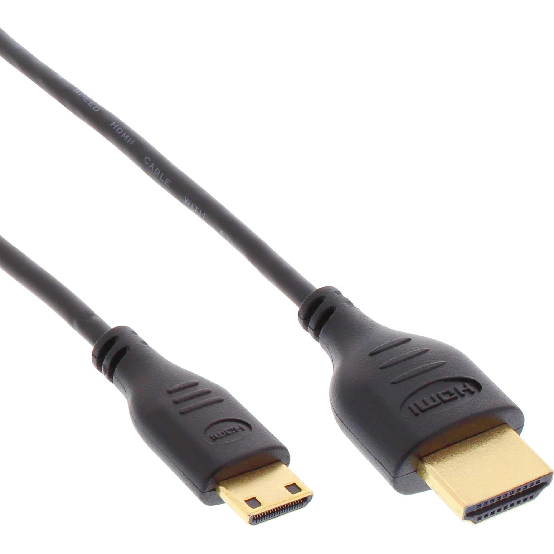 InLine HDMI (Typ A) — mini HDMI (Typ C) (1.50 m, HDMI), Video Kabel