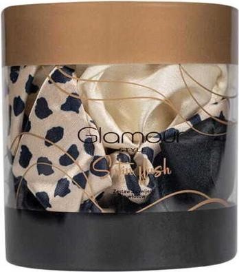 Glamour Satin Flash Hair Wrap 3Pcs