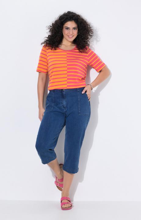 Produktbild Ulla Popken Lyocell-3/4-Hose Rose (56)