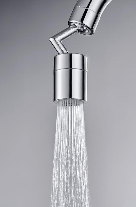 Actual product image Bubble-Stream Universal aerator Spin chrome-plated
