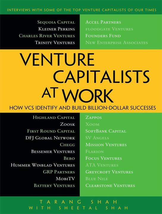 Produktbild Venture Capitalists at Work (Englisch, Shital Shah, Tarang Shah, 2011)