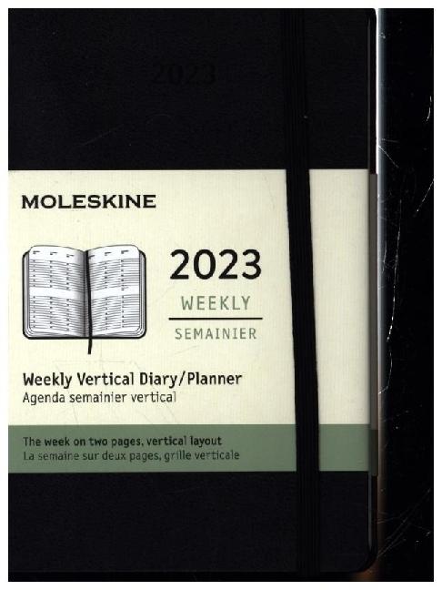Image du produit Moleskine Agenda de poche Hard Cover Weekly (9 x 14 cm, Anglais)