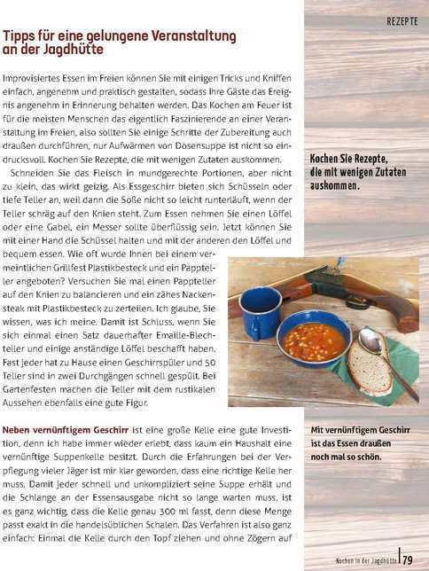 Produktbild Kochen in der Jagdhütte (Deutsch, Carsten Bothe, 2015)
