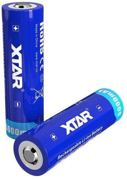 Xtar 5000mAh 3.6V 21700 battery with PCB (1 pcs., Device specific, 5000 mAh)