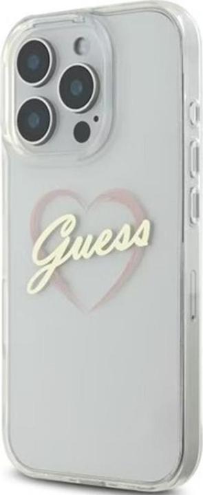 Produktbild Guess GUHCP16XHCHGSPT iPhone 16 Pro Max 6.9" przeźroczysty/transparent hardcase IML Heart (Apple iPhone 16 Pro Max)