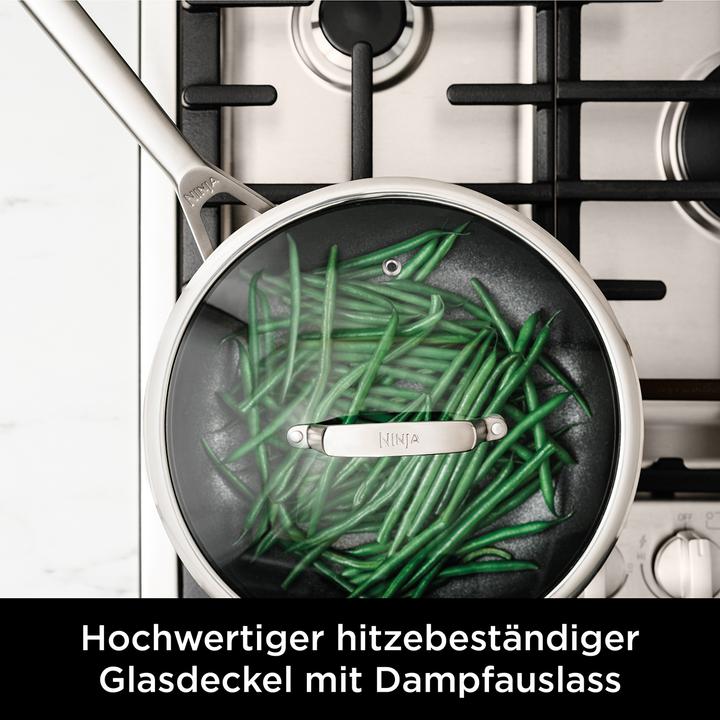 Immagine prodotto Ninja Teglia NIA da 20 cm in acciaio inox (20 cm, Padella per friggere, Acciaio inossidabile)