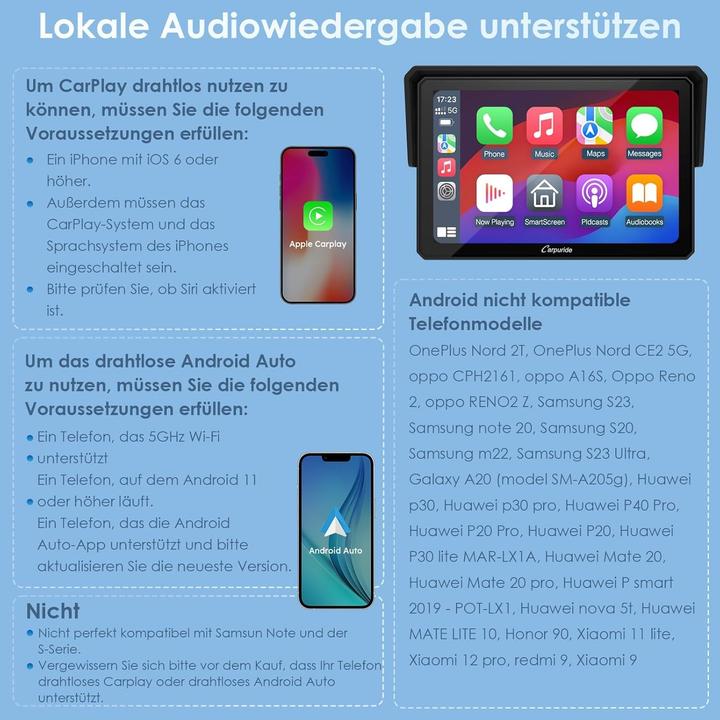 Actual product image Carpuride W502 Motorradschutzscheibe