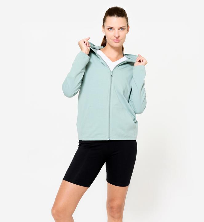 Produktbild Domyos Kapuzenjacke Damen - grün (S)