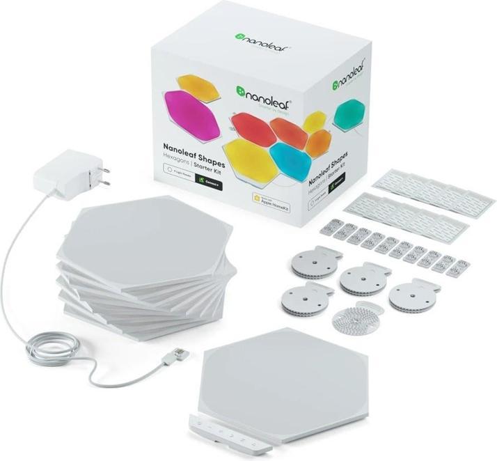 Actual product image Nanoleaf Shapes Hexagon Starter Kit (9x) (100 lm)