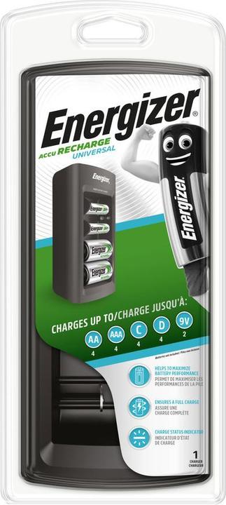 Produktbild Energizer Universal Charger (1 Stk., D, C, AAA, AA, Ladegerät ohne Akku)