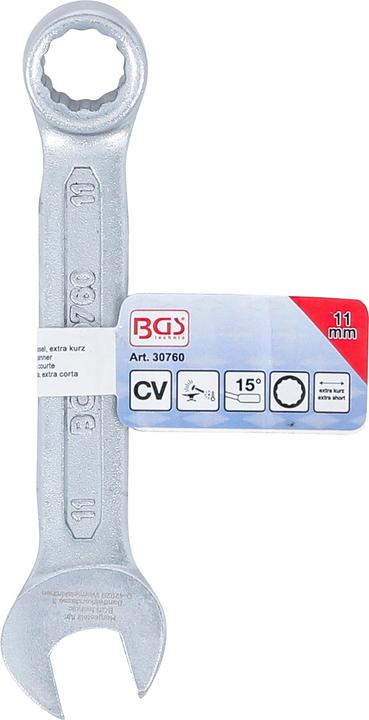 Actual product image BGS Combination spanner, extra short | SW 11 mm (11 mm)