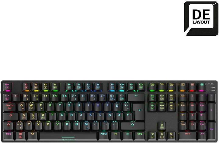 Produktbild Sharkoon SKILLER SGK36W Red DE (DE, Kabellos)