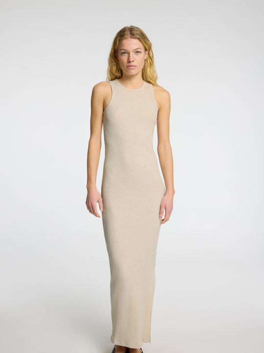 Produktbild Selected Rippmuster Baumwoll Maxikleid (S)