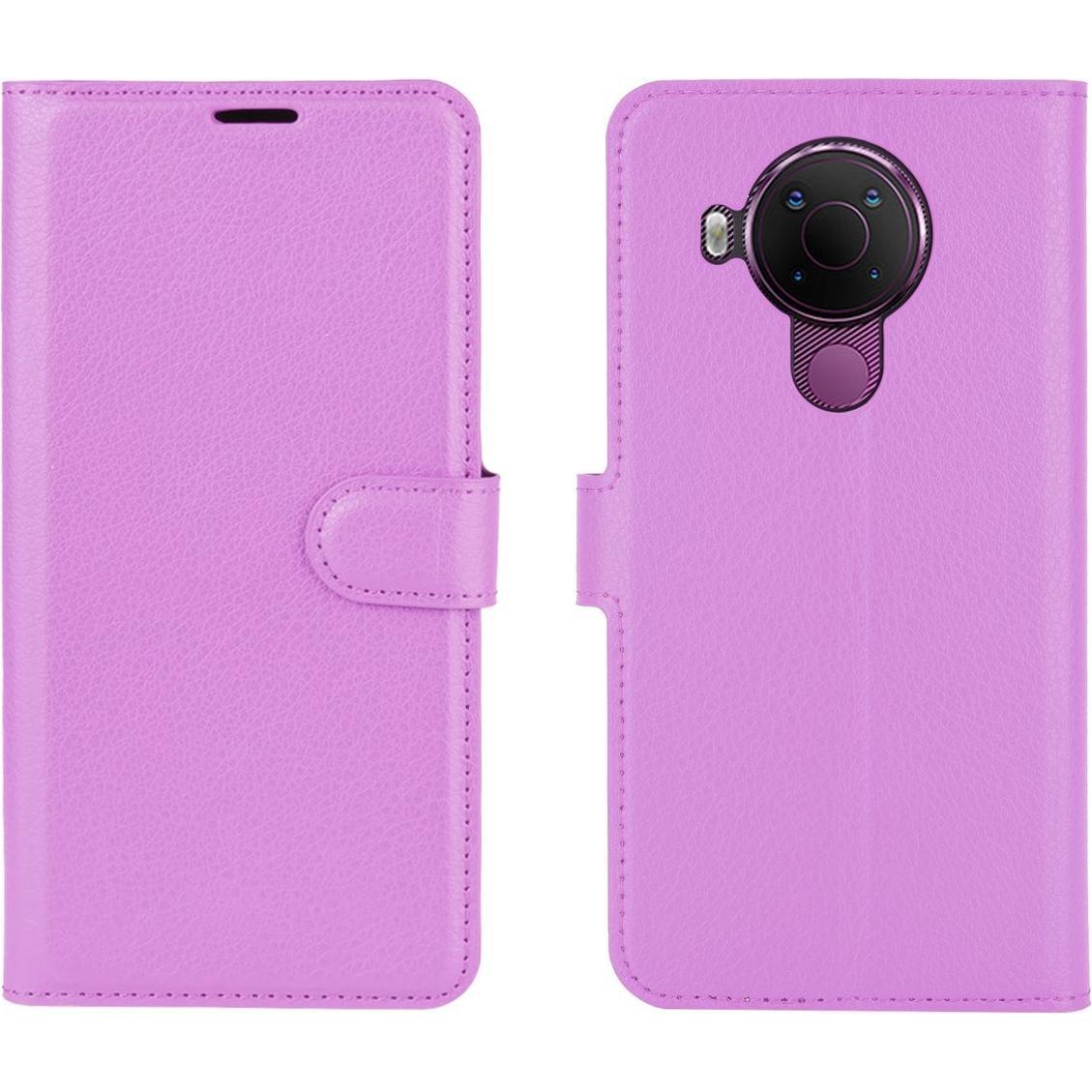 Thumbnail - König Design Hülle Handy Schutz für Nokia 5.4 Case Flip Cover Tasche Etuis Bumper Violett Neu (Nokia 5.4), Smartphone Hü...