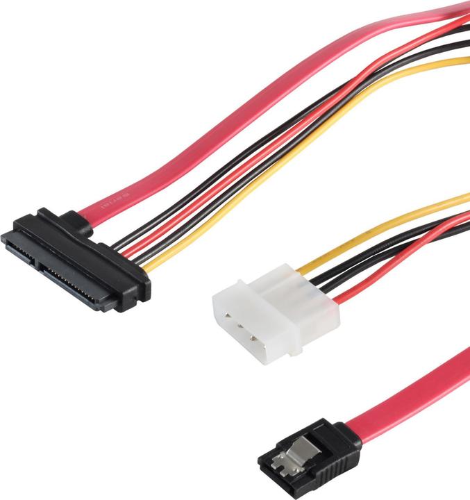 Produktbild Shiverpeaks S/CONN maximum connectivity SATA-Kombikabel, Daten- und Stromversorgung, 0,5m