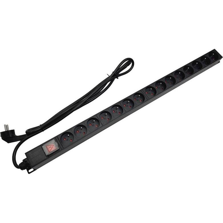 Alantec, Steckdosenleiste, PZ015 Verlängerungskabel 15 AC-Ausgänge Indoor (15 x, 1.80 m)