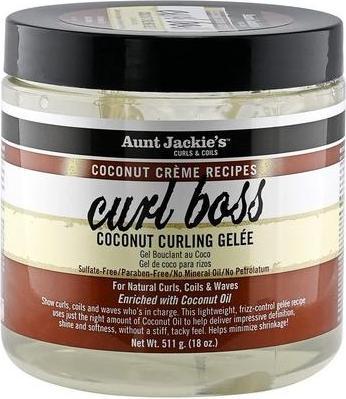 Image du produit Aunt Jackie's Crème de noix de coco pour boucles naturelles, spirales et vagues (Gel coiffant)