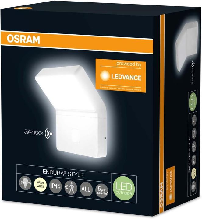 Produktbild Osram LEDAussenwandleuchte Bewegungsmelder Endura Style Wall Wide (750 lm, IP44)