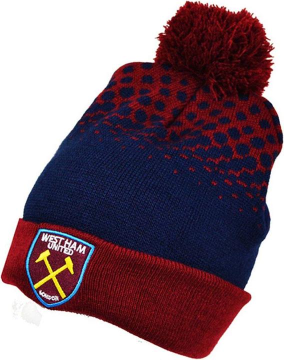 Actual product image West Ham United FC Pom-pom Hat With Gradient (One size)