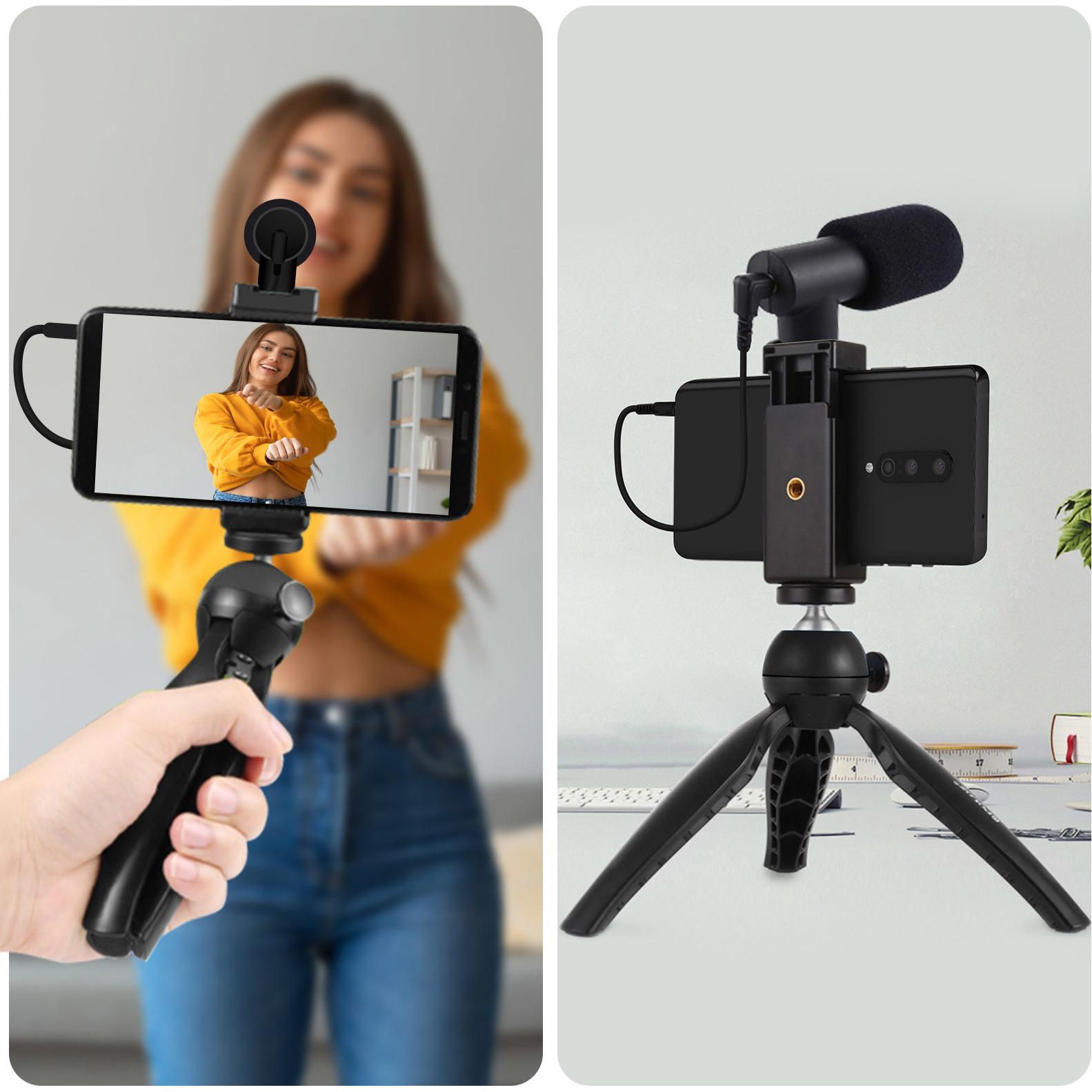 Thumbnail - Puluz Streaming- und Vlogging-Set, Stativ, Schwarz