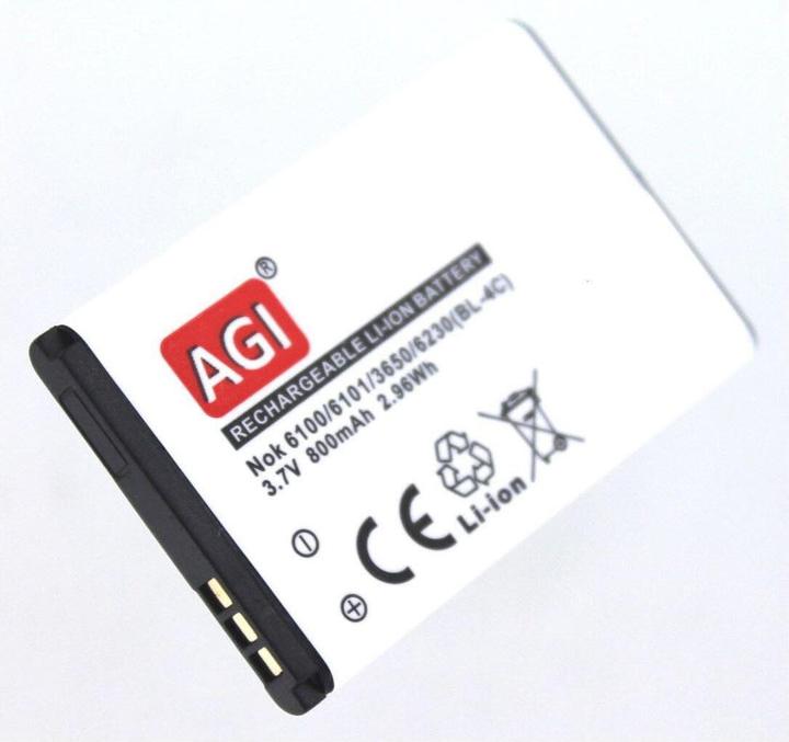 Actual product image AGI 2465 Lithium-Ion 600mAh 3.7V Rechargeable Battery